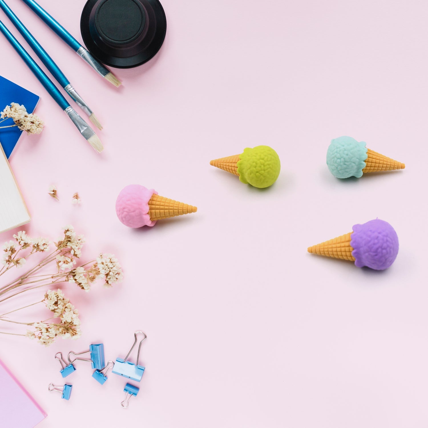 Cone Eraser for Girls & Boys / Eraser for School B'Day Return Gift Party Doughnut Lollipop Ice Cream Theme Shape Erasers Pencils Set for Kids Educational Stationary kit, School Supplies (1 Set 4 Pc) Cone Eraser for Girls & Boys / Eraser for School B'Day Return Gift Party Doughnut Lollipop Ice Cream Theme Shape Erasers Pencils Set for Kids Educational Stationary kit, School Supplies (1 Set 4 Pc)
